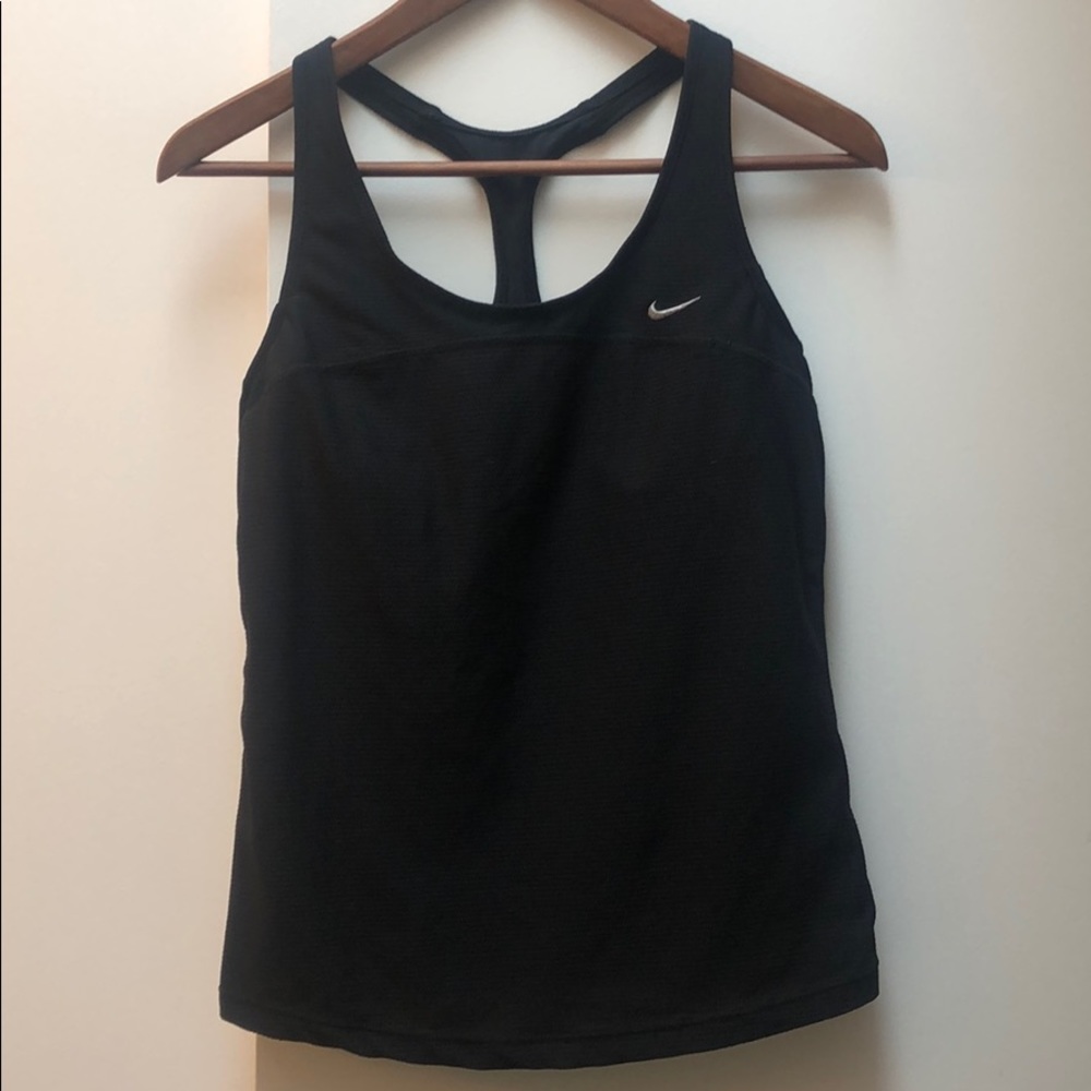 Nike workout top, built in bra